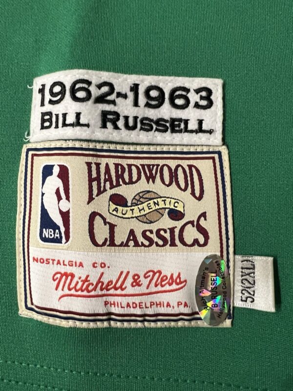 Bill Russell Autographed 1962 Boston Celtics Mitchell & Ness Jersey