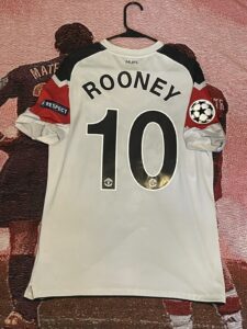 Wayne Rooney 2010/11 Manchester United UCL Final Authentic Soccer Jersey