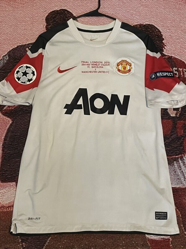 Wayne Rooney 2010/11 Manchester United UCL Final Authentic Soccer Jersey