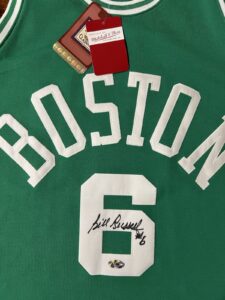 Bill Russell Autographed 1962 Boston Celtics Mitchell & Ness Jersey