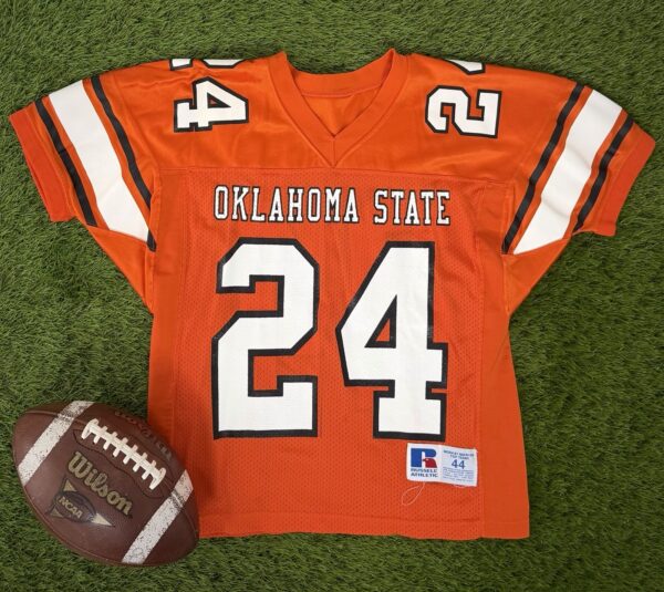s-l1600-24 Vintage Oklahoma State Russell Athletic Barry Sanders Era Game Jersey