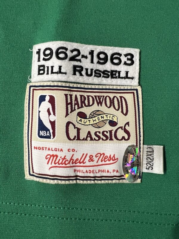 Bill Russell Autographed 1962 Boston Celtics Mitchell & Ness Jersey